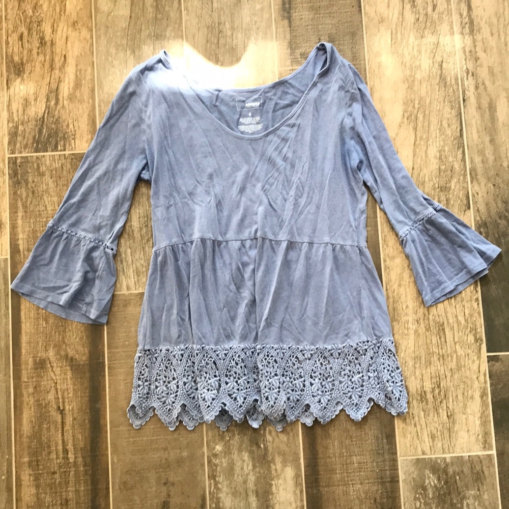 Soft blue shirt